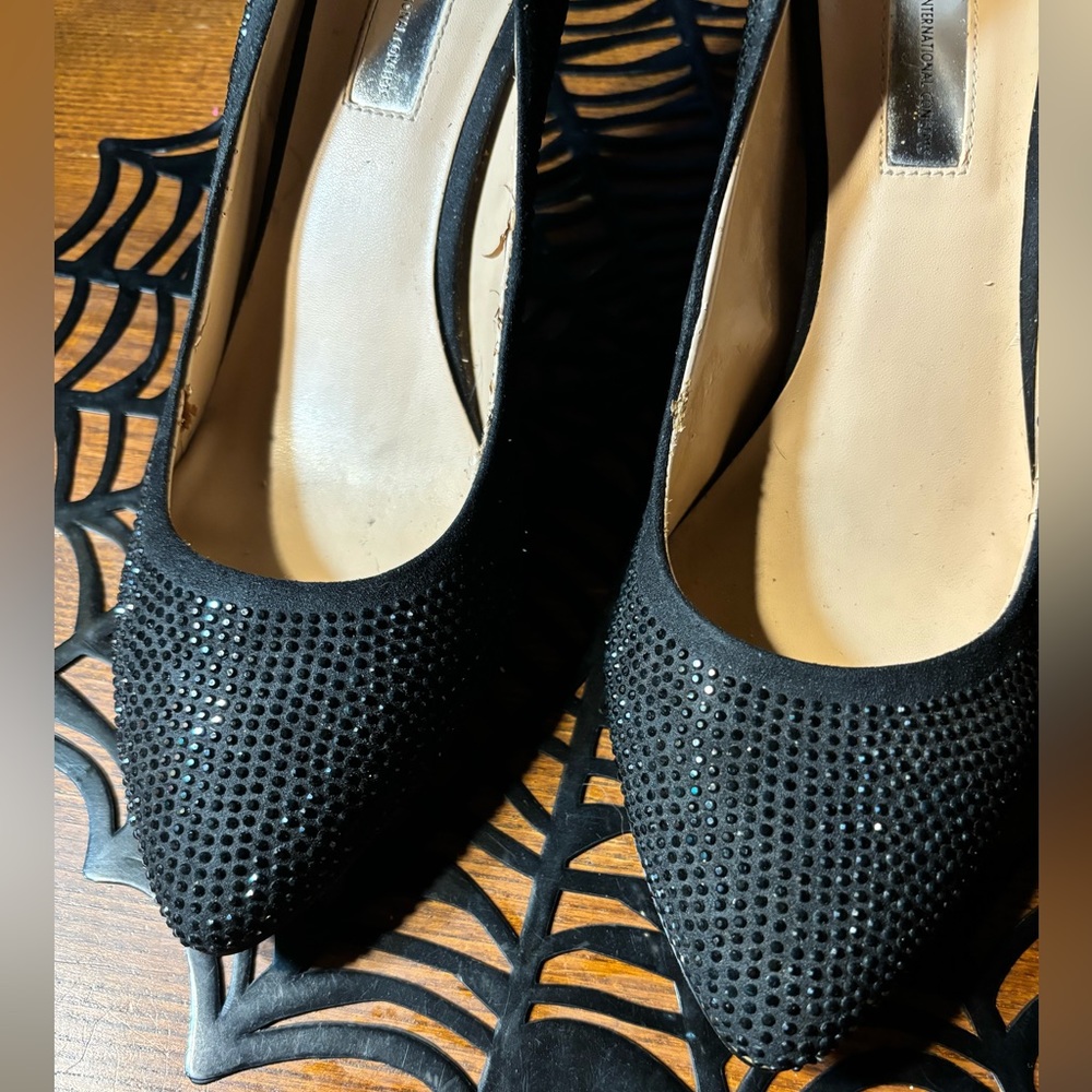 Inc International Concepts Sparkly Pointed Black … - image 8